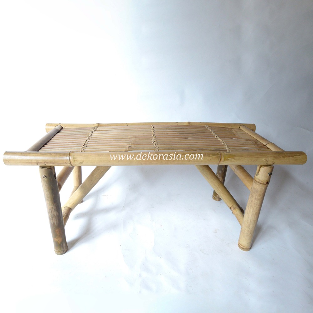 Natural Color Bamboo Bench, Bamboo Knockdown - Bamboo Furniture - Image 2