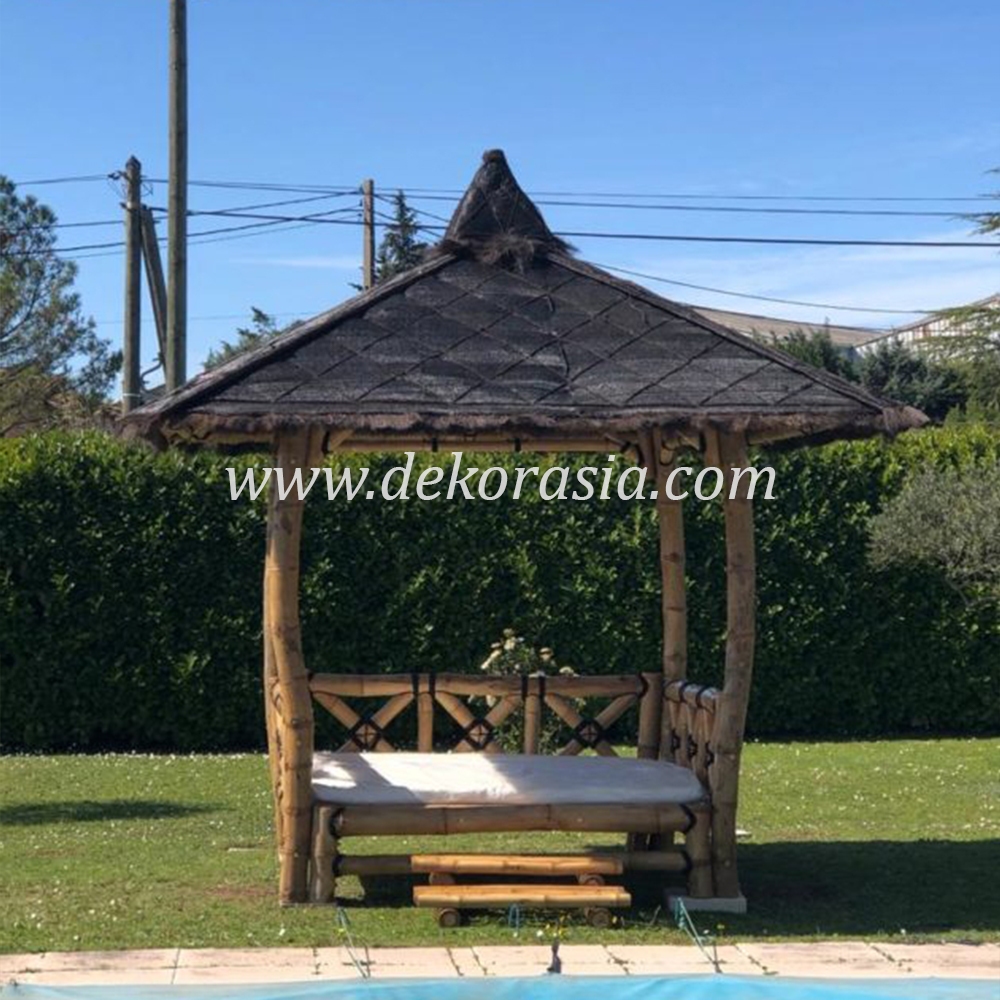 Bamboo Gazebo for Home Garden, Bamboo Gazebo Outdoor - Image 1